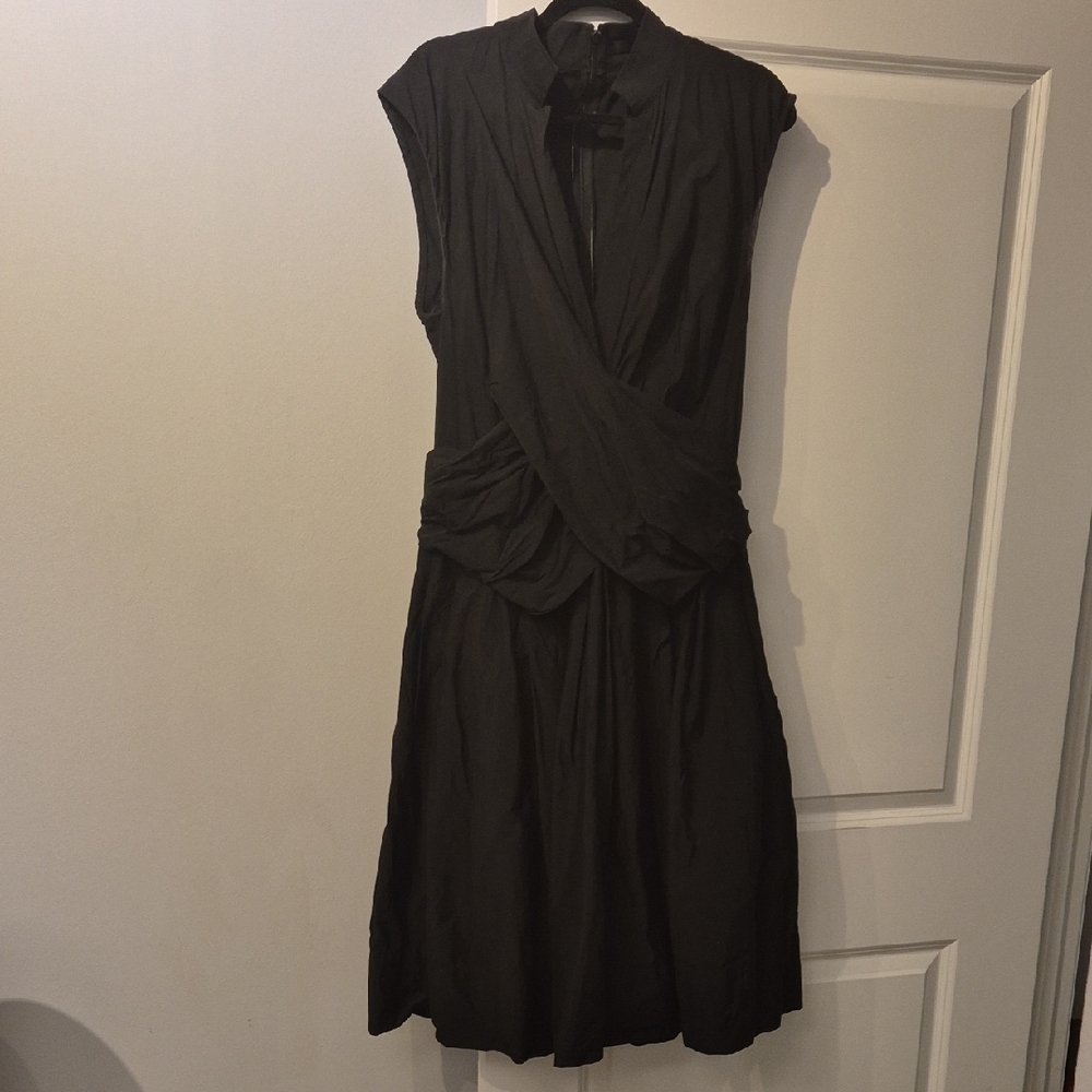 Donna Karan Black Midi Dress
